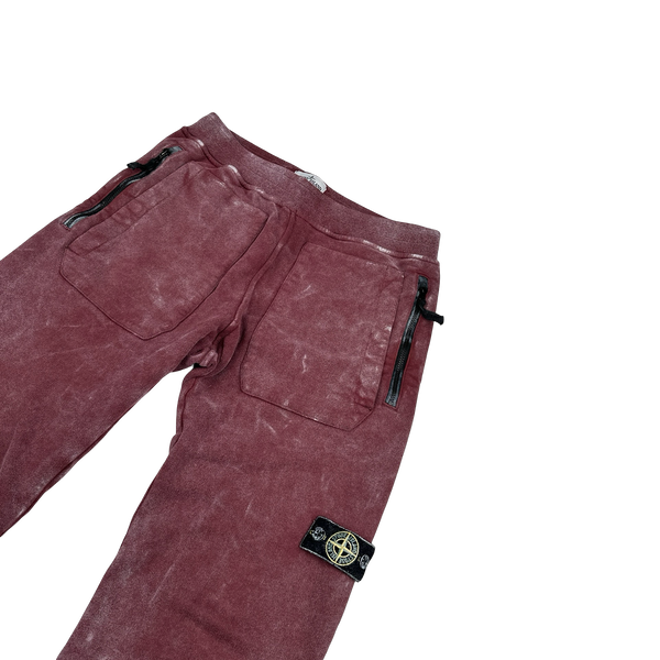 Stone Island 2020 Purple Junior Frost Cargo Joggers - Age 14