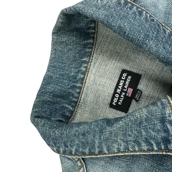 Ralph Lauren Polo Jeans Heavyweight Denim Jacket - Large