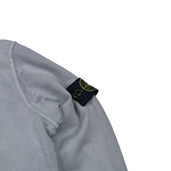 Stone Island 2013 Lilac Cotton Pullover Hoodie - Large