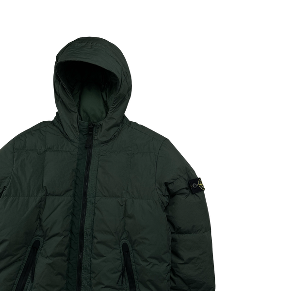 Stone island crinkle down hotsell