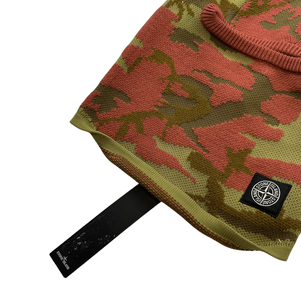 Stone Island Heritage Camo Soft Wool Blend Balaclava