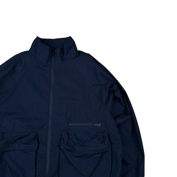Supreme Navy Cotton Double Pocket Cargo Jacket - Medium