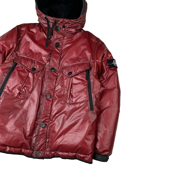 Stone Island AW/2013 Red Down Filled Ice Jacket - Medium