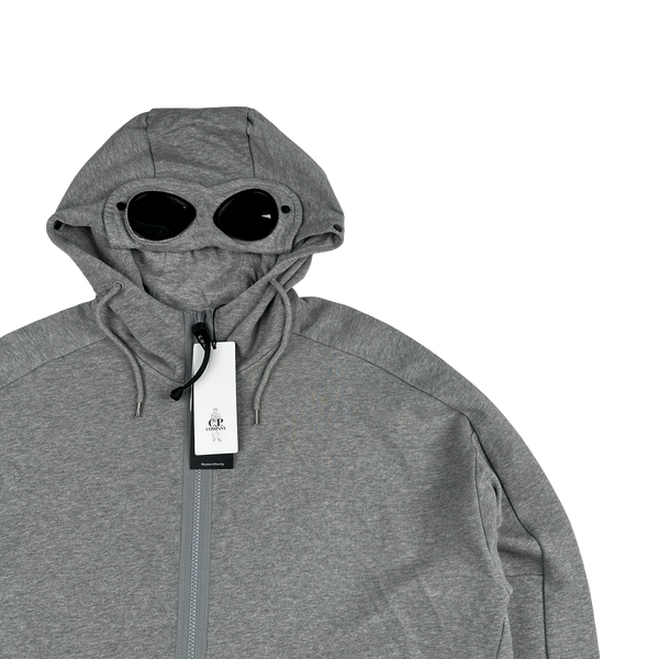 CP Company Grey Cotton Goggle Hoodie - XS & XXL