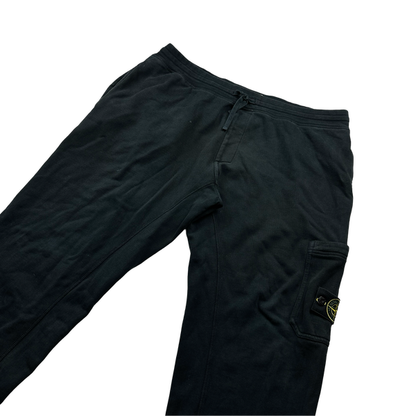 Stone Island 2016 Black Cotton Cargo Joggers - 3XL