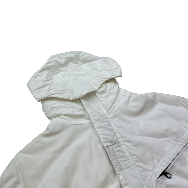 CP Company White Vintage Relax Collection Pullover Smock - Large