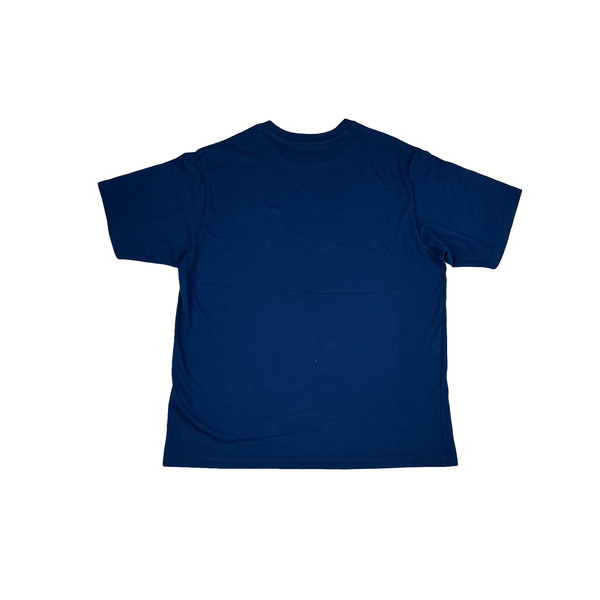 Supreme Blue Spellout Crewneck T Shirt - Large