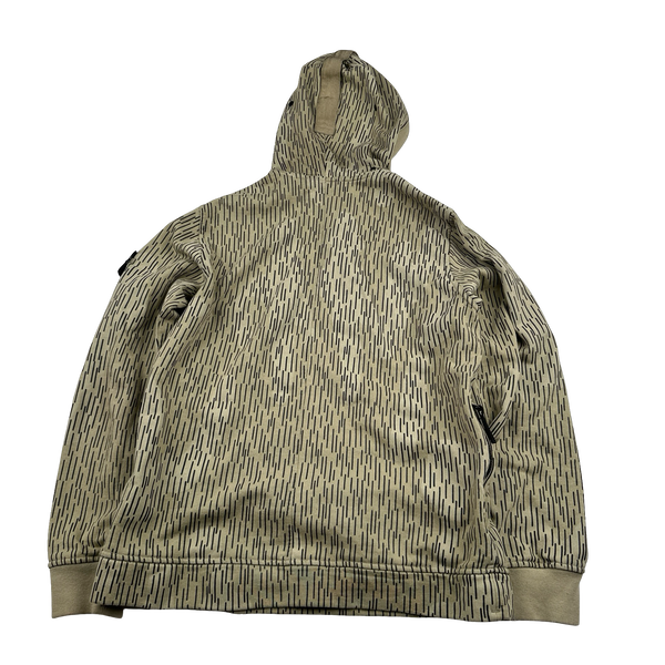Stone Island 2021 Reflective Rain Camo Pullover Hoodie - Medium