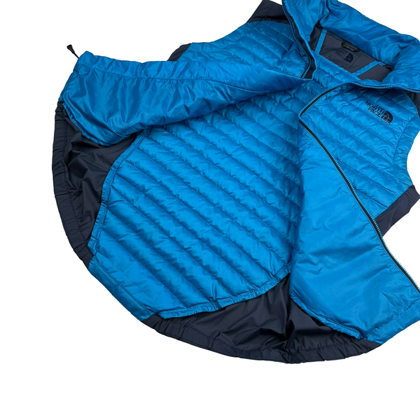 North Face 800 Blue Down Filled/Nylon Puffer Gilet - Small