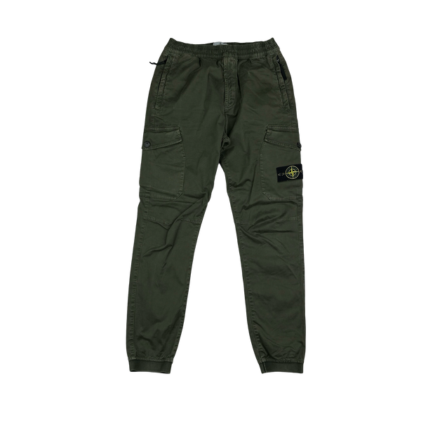 Stone Island 2020 Khaki RE T Cargo Trousers - 31"