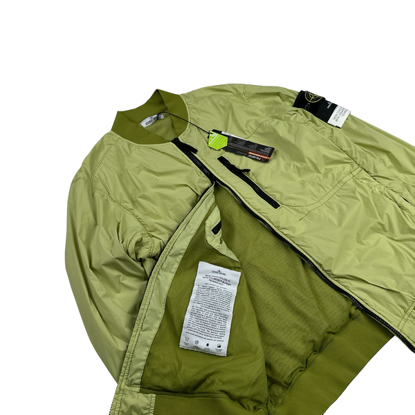 Stone Island 2022 Lime Nylon Skin Touch TC Polartec Jacket - XXL
