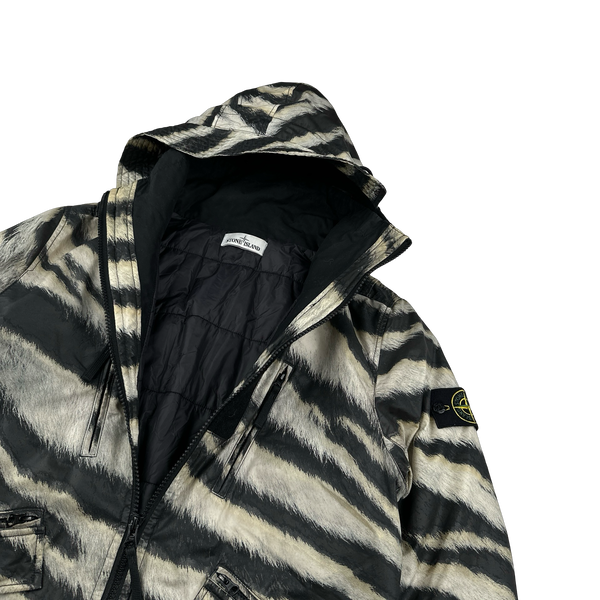 Stone Island 2018 White Tiger Camo 50 Fili Primaloft Jacket  - Medium