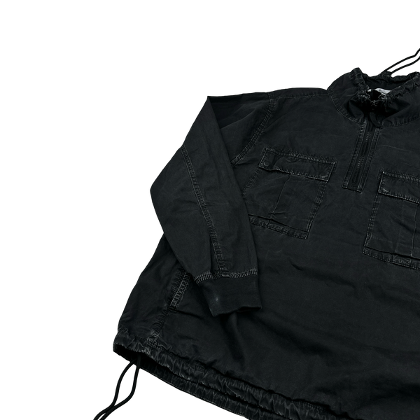 Stone Island 2020 Black Smock Pullover Overshirt - Medium