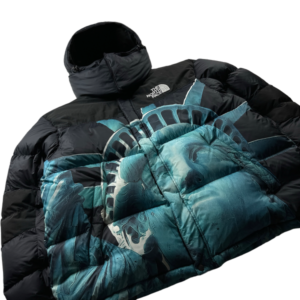 North Face X Supreme 2019 Lady Liberty Baltoro Down Filled Puffer Jacket - Large