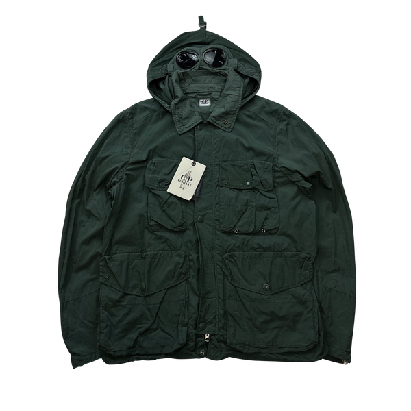 CP Company Green Chrome La Mille Goggle Jacket - XXL