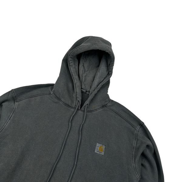 Carhartt Vista Grey Thick Cotton Patch Hoodie - Medium