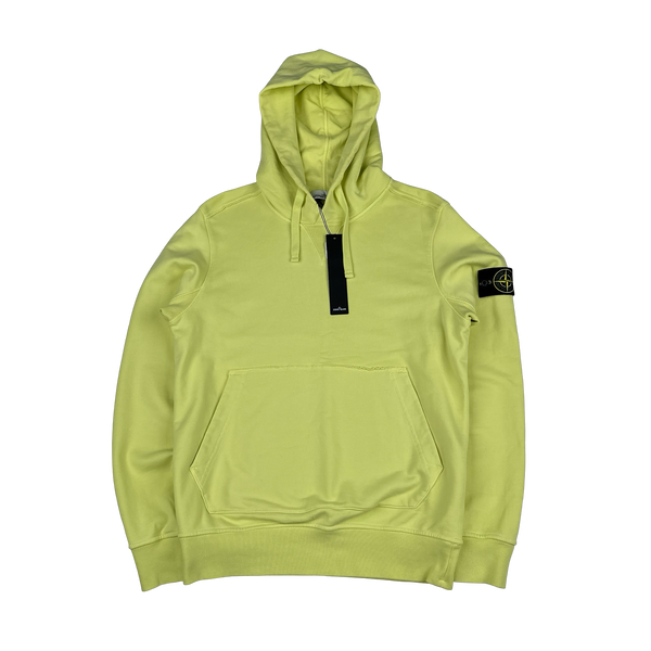 Stone Island 2019 Yellow Pullover Hoodie - Medium