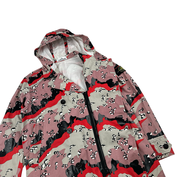 Stone Island 2020 3C+PU Desert Camo Jacket - Small