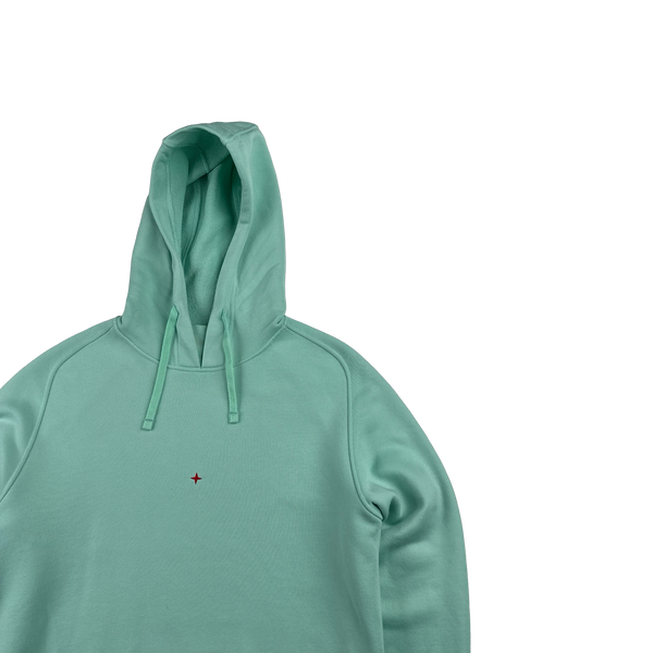 Stone Island 2021 Teal Marina Cotton Pullover Jumper - Small