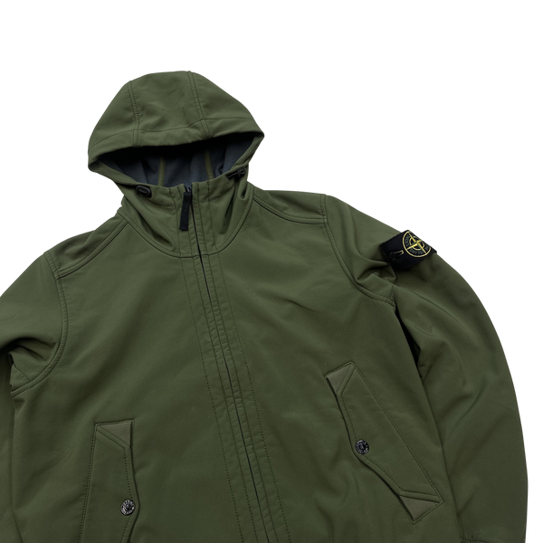 Stone Island 2014 Khaki Soft Shell R Jacket - Small
