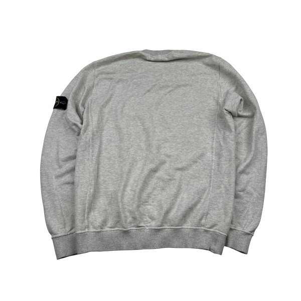 Stone Island 2013 Grey Cotton Marl Sweatshirt - Medium