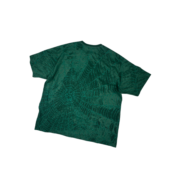 Stone Island x Supreme 2023 Green Spiderweb T Shirt - XL