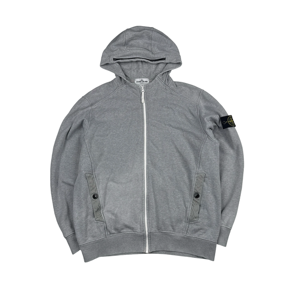 Stone Island 2013 Grey Zip Up Hoodie - XXL