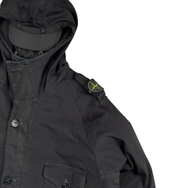 Stone Island 2006 Vintage Dutch Rope Lined Peaked Hood Multi Pocket Jacket - XL