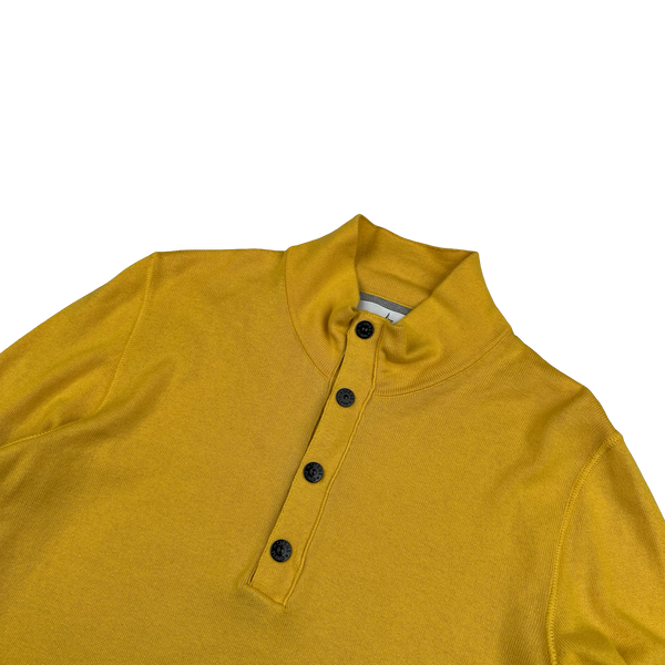 Stone Island 2018 Yellow Pullover High Neck Jumper - Medium