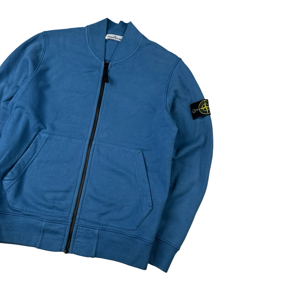 Stone Island 2020 Blue Cotton Crewneck Sweatshirt - Small