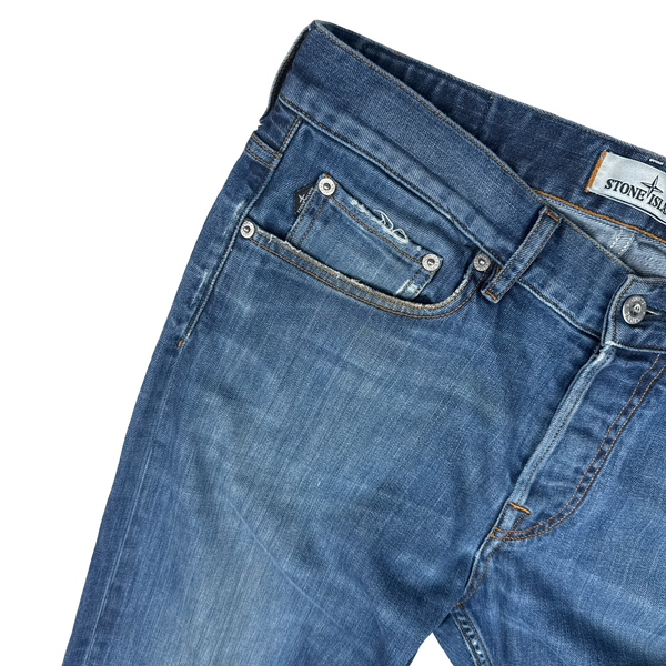 Stone Island 2014 Light Blue RE-T Fit Regular Jeans - 30”