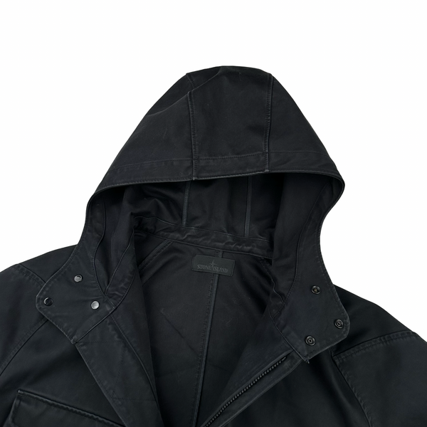 Stone Island Black Ghost Raso Gommato Double Jacket - XL