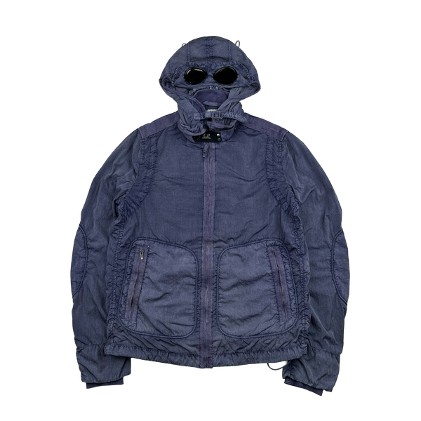 CP Company Purple Chrome Shimmer Goggle Jacket - Large