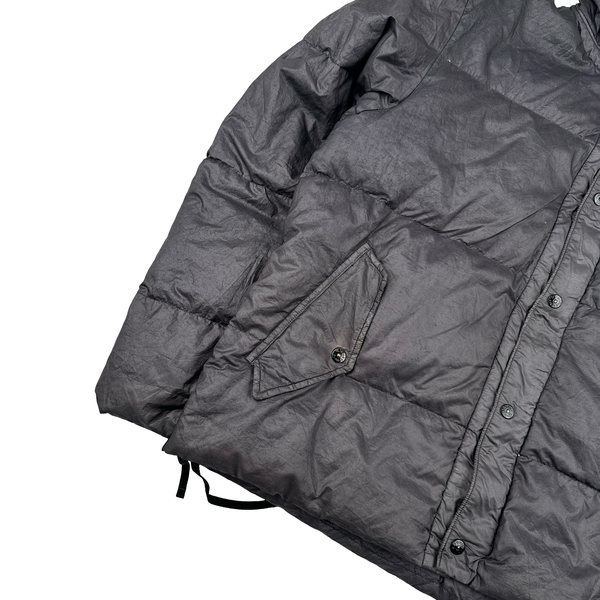 Stone Island 2014 Grey Goose Filled Winter Jacket - Large