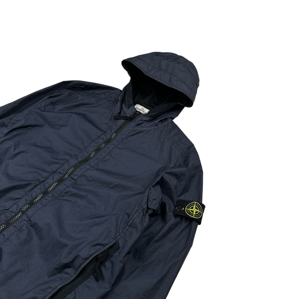 Stone Island 2017 Navy Membrana 3L TC Rain Jacket - Medium