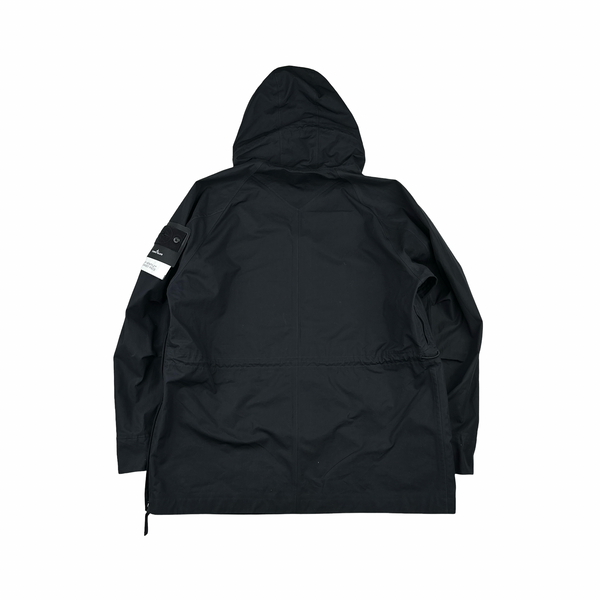 Stone Island 2022 Black O-Ventile Ghost Piece Pullover Smock Jacket - XL