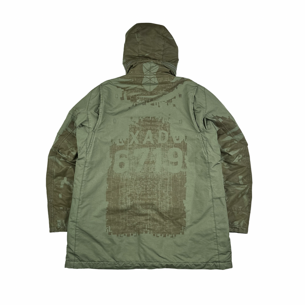 Stone Island 2017 David TC Shadow Project Green Print Jacket - XL
