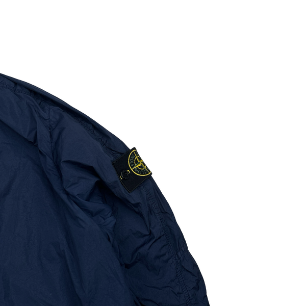 Stone Island 2019 Garment Dyed Crinkle Reps NY Cotton Lined Jacket - Small