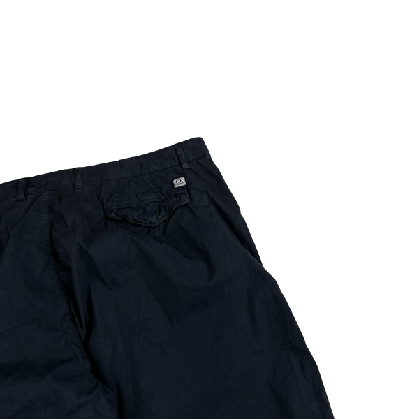 CP Company Navy Cotton Spellout Patch Trousers - 40"