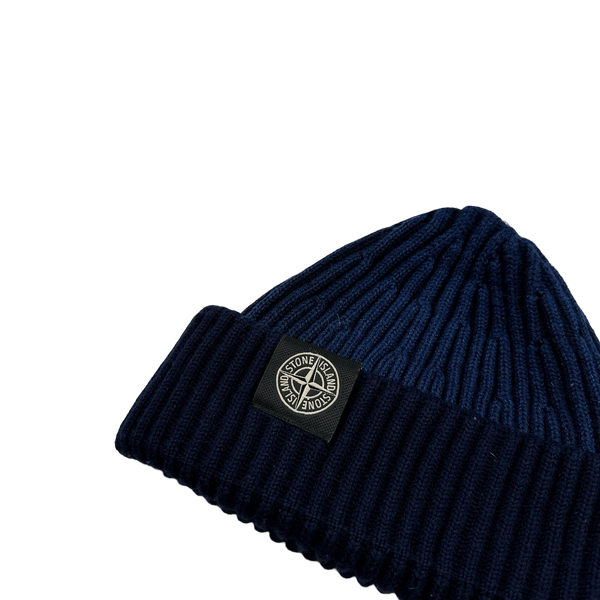 Stone Island 2013 Blue Two Tone Beanie Hat
