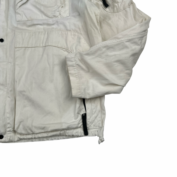 Stone Island 1998 Vintage Cotton Multi Pocket Green Edge Jacket - XL