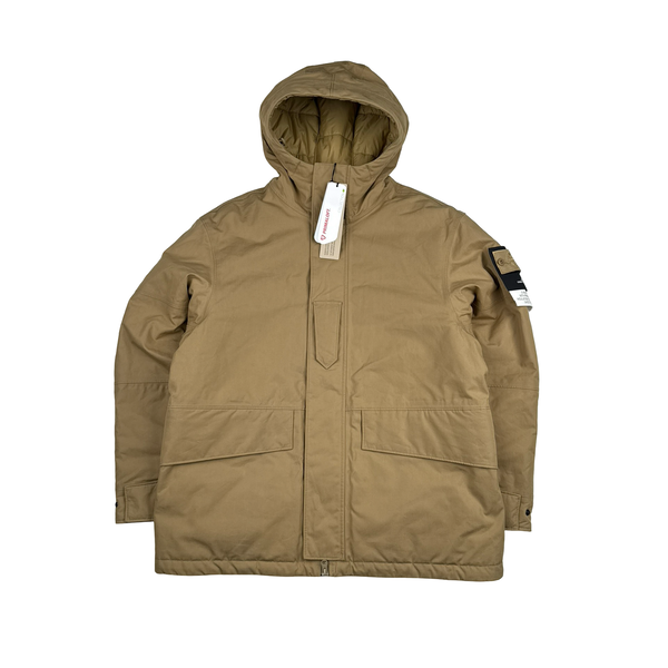 Stone Island 2023 Brown O Ventile Primaloft Ghost Piece Jacket - Large