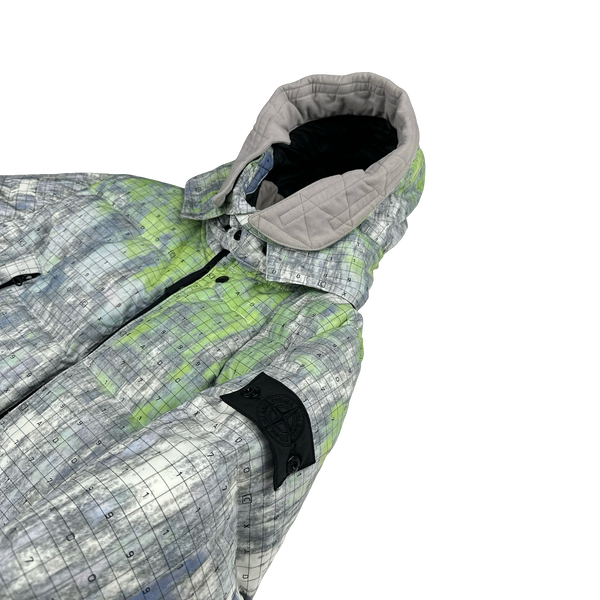 Stone Island 2019 Printed DPM Chine Puffer Shadow Project Jacket - Small