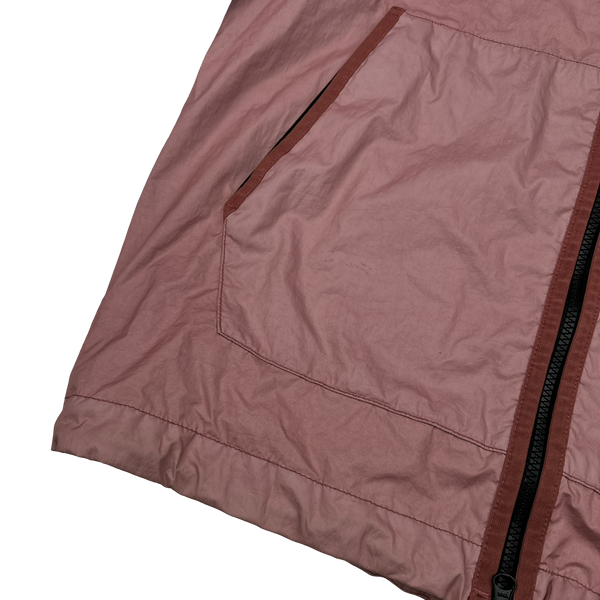 Stone Island 2021 Pink Membrana TC 3L Rain Jacket - Medium