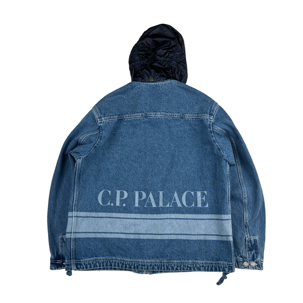 Palace X CP Company Denim 14 3/4Oz 3 In 1 Goggle Jacket - Small