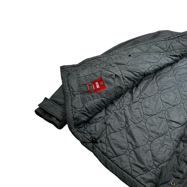 CP Company Grey Re-Colour Nycra Quilted Jacket - XL