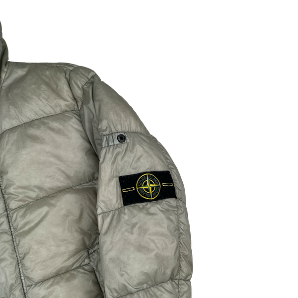 Stone Island 2013 Grey Garment Dyed Puffer Jacket - Medium