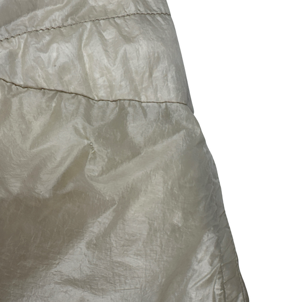 Stone Island 2012 Cream White Garment Dyed Puffer Jacket - 3XL