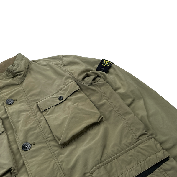 Stone Island 2017 Garment Dyed Micro Reps Field Jacket - Large