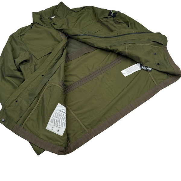 Stone Island 2016 Green Micro Reps Multi Pocket Field Jacket - 3XL